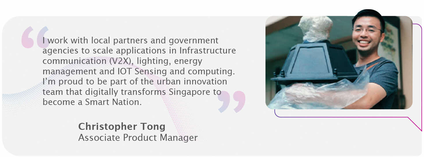 Testimonial for careers in GovTech’s capability centre for Smart City Technology - Associate Product manager
